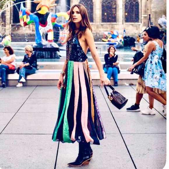 Tibi Multicolor Long Night Out Dress Size 2 - Picture 12 of 16